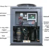 Air to Water Heat Pump, R744, CO2, 220V, Monoblock - view 4