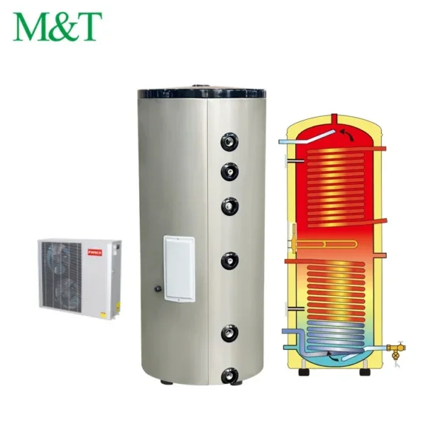 Air to Water Heat Pump, WRAS, 180L+50L, 220L+50L, Inverter