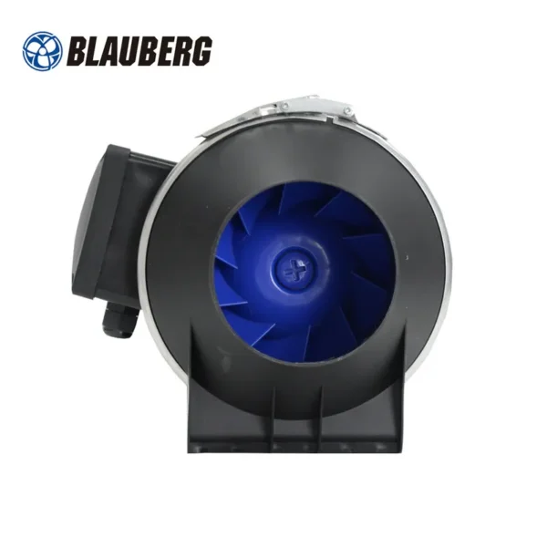 Air Ventilation Duct Fan, BLAUBERG, 100C, Plastic, 4"-12"