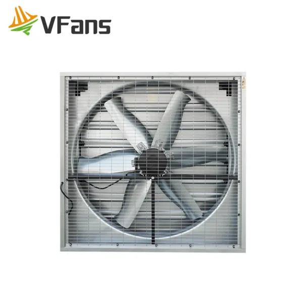 Air Ventilation Exhaust Fan, Steel, 220V, Wall, Axial - view 2