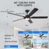 Airflow Bldc Motor, Waterproof, ABS, 8299CFM, Ceiling - view 4
