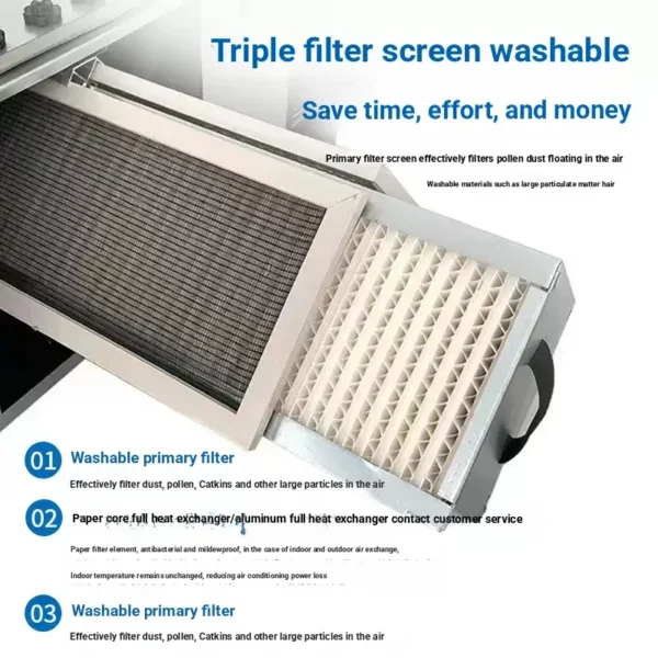 Airflow Fresh Air Ventilator, Aluminum, 3000 - view 5