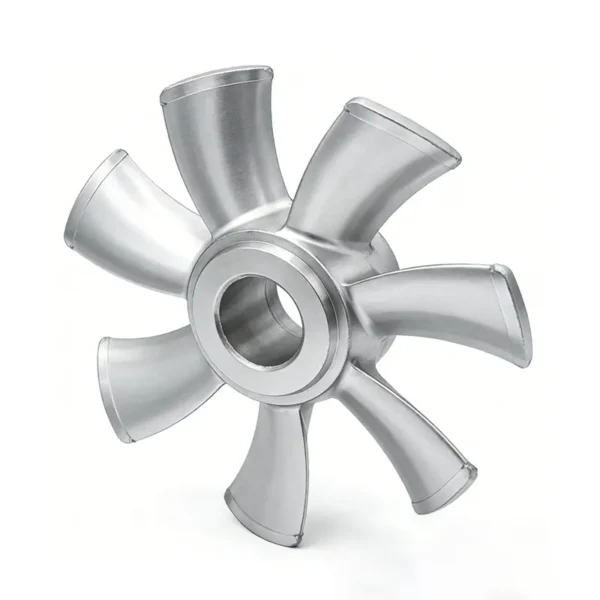 Alloy Die Cast Impeller, Aluminum, A380 Aluminum Alloy - view 3