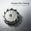 Alloy Die Cast Impeller, Aluminum, CNC