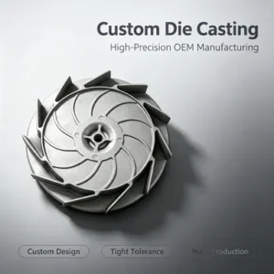 Alloy Die Cast Impeller, Aluminum, CNC