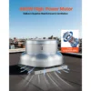 Alloy Roof Exhaust Fan, 24.8inch, Aluminum, 220v - view 2