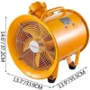 Alloy Utility Electric Blower, 10-Inch, 350W, Aluminum