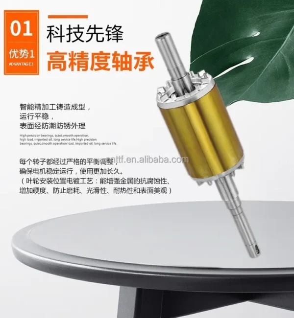 Aluminum Alloy Axial Ventilator, Portable, 8'', 200mm - view 3