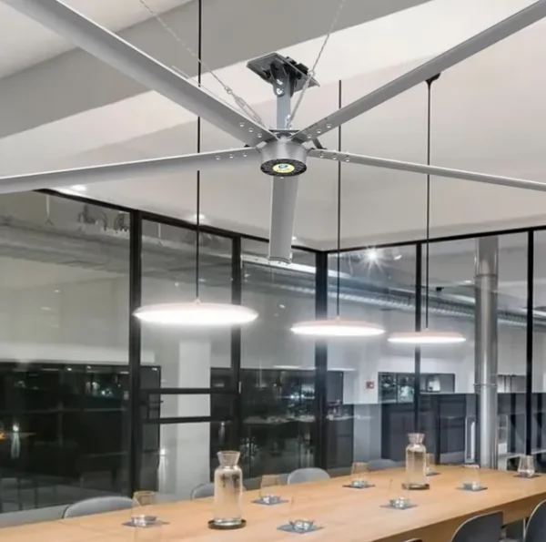 Aluminum Alloy Industrial Fan, 220V, Axial, 5.5-6.1m, 1100W - view 4