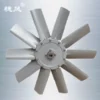 Aluminum Axial Impeller, 10-Blade, Aluminium Alloy - view 2