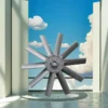 Aluminum Axial Impeller, 10-Blade, Aluminium Alloy - view 4