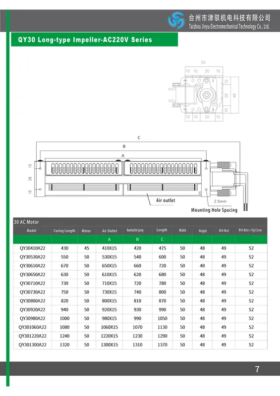 Aluminum Cross-flow Cooling Fan, 60mm, Brushless, 110-240V - view 5