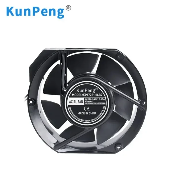 Aluminum Frame Ball Bearing, 17251, 170mm, 2850/3300RPM, 120V