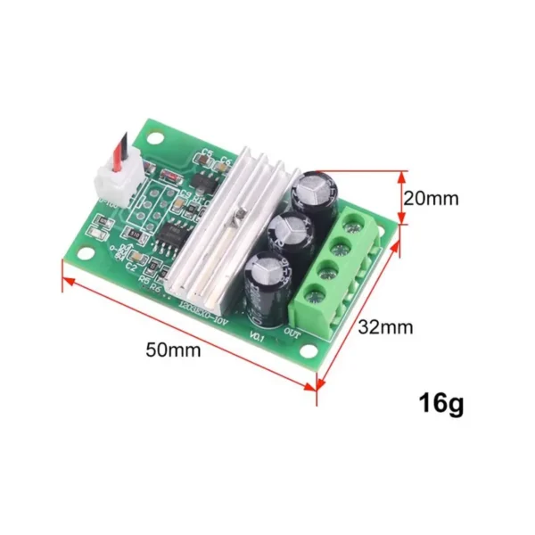 Analog Signal Signal Fan, 0-10V, 6V12V24V3A - view 3