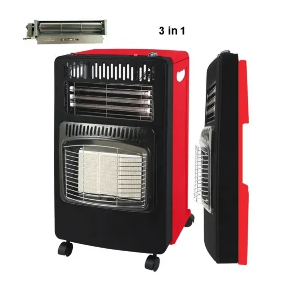 And Gas Heater, LPG, Electric, ID-GHF-03(Black+Red)