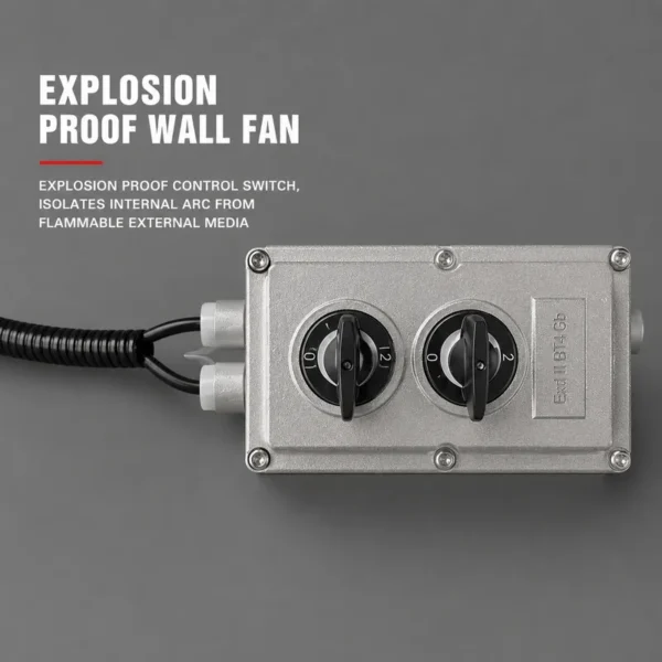 And Wall-mounted Fan, Explosion-proof, AC220, 370W 550W 750W - view 4