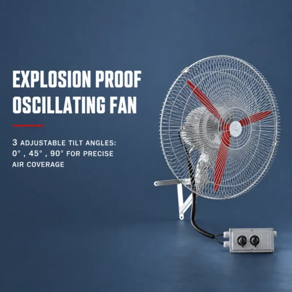 And Wall-mounted Fan, Explosion-proof, AC220, 370W 550W 750W - view 5