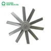 Angles for Industrial Fan, Axial, Aluminum Alloy, 1450 rpm