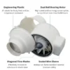 App-controlled Silent Ventilation Fan, 4-12, A.C. Source - view 2