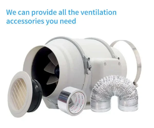 App-controlled Silent Ventilation Fan, 4-12, A.C. Source - view 3