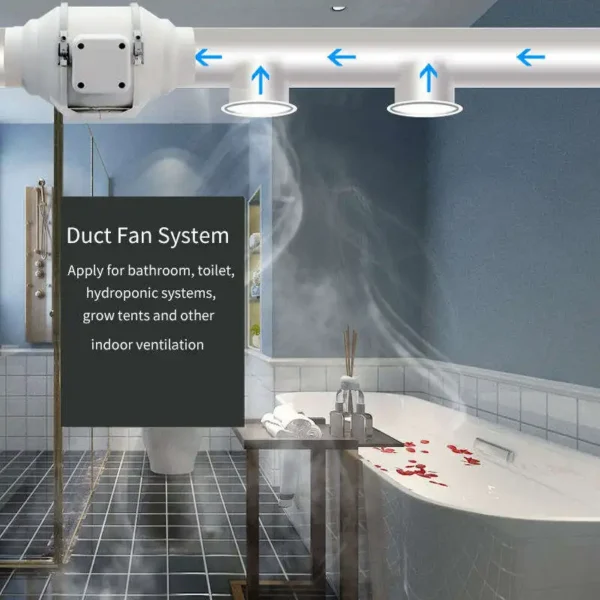 App-controlled Silent Ventilation Fan, 4-12, A.C. Source - view 5