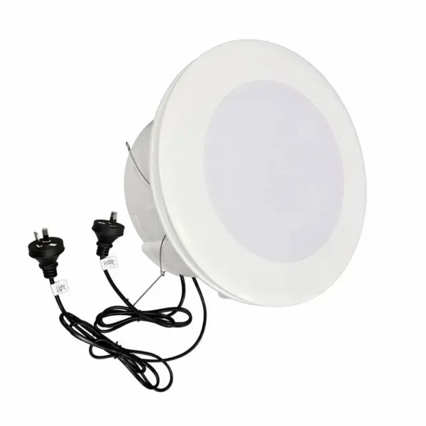 Approved Bathroom Ventilation Fan, SAA, LED, 2-in-1, Ceiling - view 2