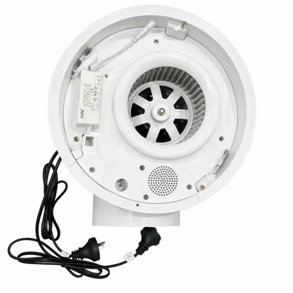 Approved Bathroom Ventilation Fan, SAA, LED, 2-in-1, Ceiling - view 5
