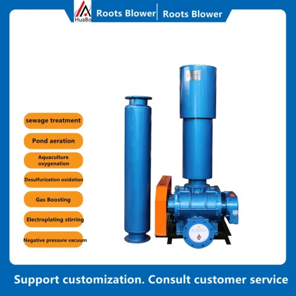 Aquaculture Aeration Air Blower, 200, 380 V, Electric - view 2