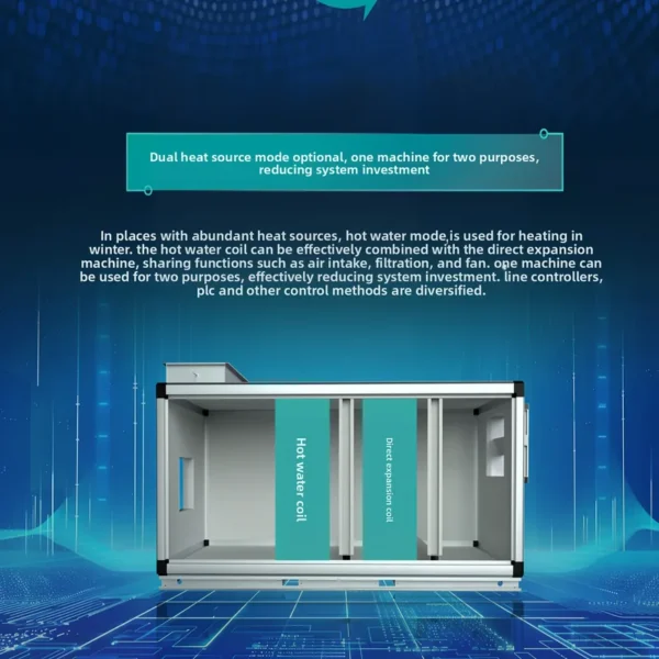 Assembled Air Handling Unit, AHU, 1958 ~ 239469 m³, R410a - view 4