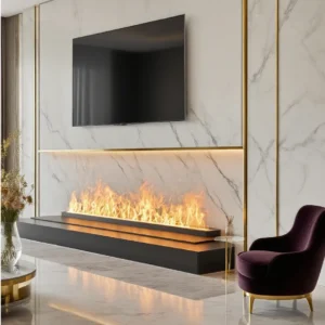 Atomization Electric Fireplace, 3D, LED
