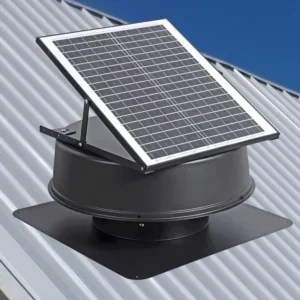 Attic Roof Exhaust Fan, Solar, Ceiling