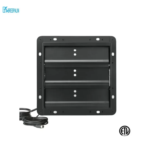 Attic Shutter Exhaust Fan, Wall, ETL - view 3