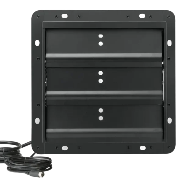 Attic Shutter Exhaust Fan, Wall, ETL - view 5