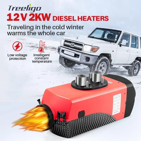 Autonomous Diesel Heater, 12V/24V/220V, 5KW - view 2