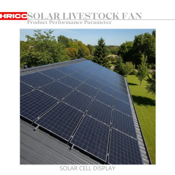 Axial Air Cooling Fan, Wall, Solar - view 4