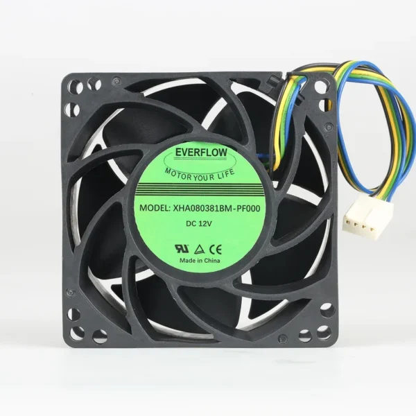 Axial Brushless Fan, 8038, 18000, RPM, PBT - view 2