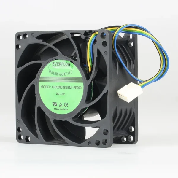 Axial Brushless Fan, 8038, 18000, RPM, PBT - view 3