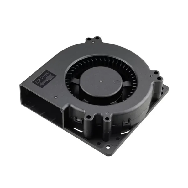Axial Brushless Turbo Blower, 12v, 24V, 120x120x32mm, 3D - view 3