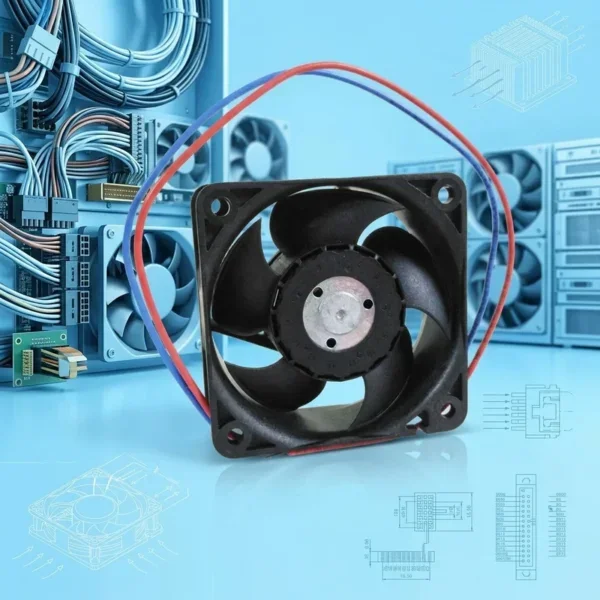 Axial Compact Fan, 624H, 24V, 1.9W, 6850RPM - view 2