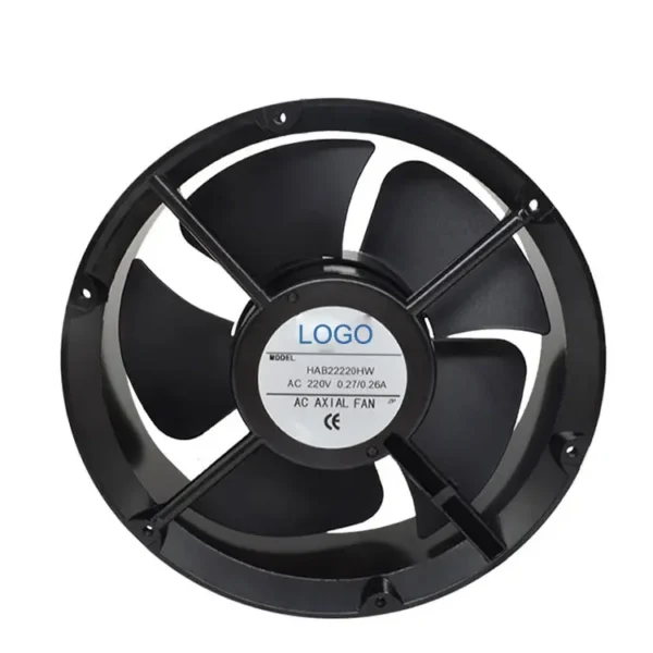 Axial Cooling Fan, 110V/220V, 50/60Hz, 220x220x60mm, Plastic - view 2