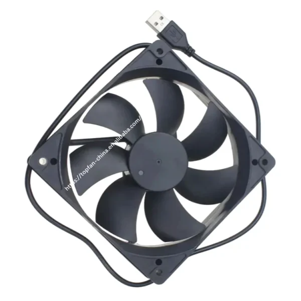 Axial Cooling Fan, 12025, 12v, 1800rpm, 300mm - view 2