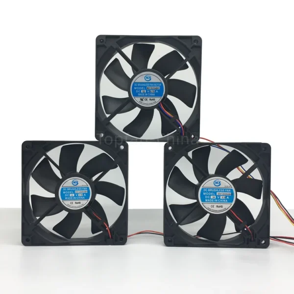 Axial Cooling Fan, 12025, 12v, 1800rpm, 300mm - view 5