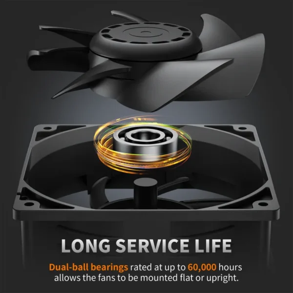 Axial Cooling Fan, 12038, 120mm - view 4