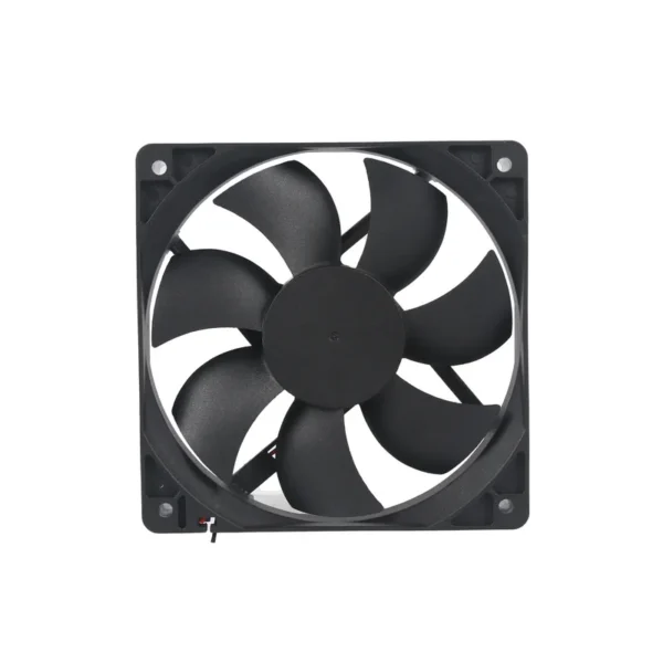 Axial Cooling Fan, 12V, 120X120X25, Aluminum, Plastic - view 2