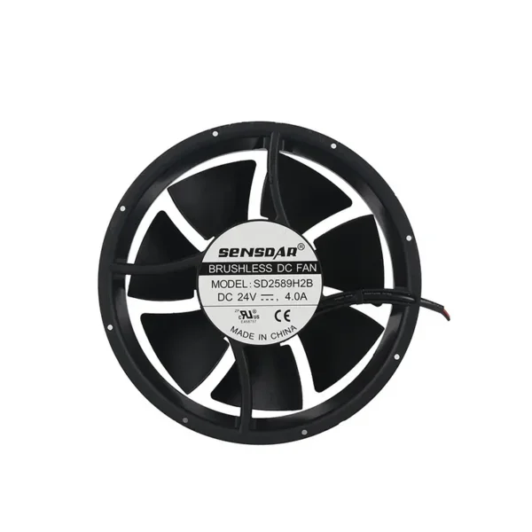 Axial Cooling Fan, 12V, 24V, 48V, 254x89mm - view 2