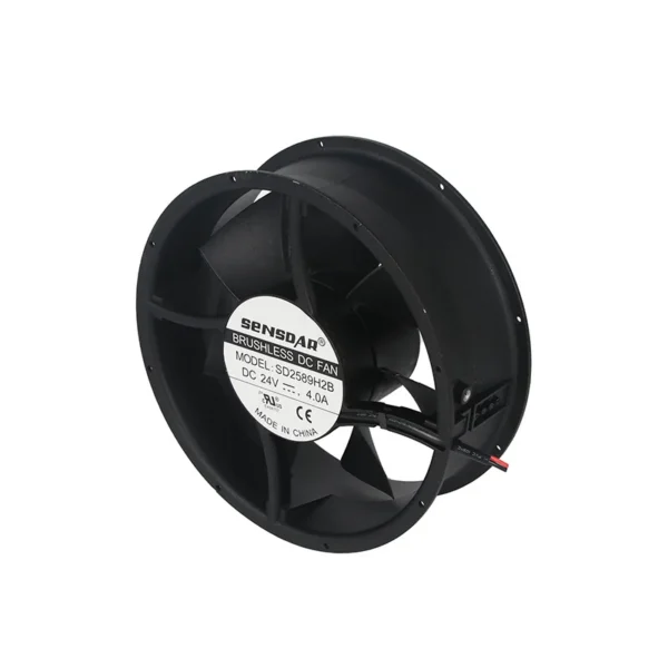 Axial Cooling Fan, 12V, 24V, 48V, 254x89mm - view 3