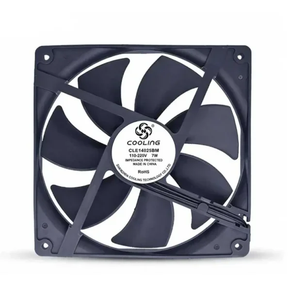Axial Cooling Fan, 14025, 140*140*25mm, 110V, 220V