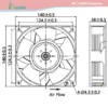 Axial Cooling Fan, 140x140, HT14038 - view 3