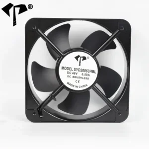 Axial Cooling Fan, 20060, 200mm, 200x200x60mm, 12V/24V/48V