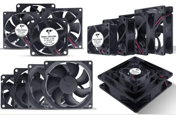 Axial Cooling Fan, 20060, 200mm, 200x200x60mm, 12V/24V/48V - view 4